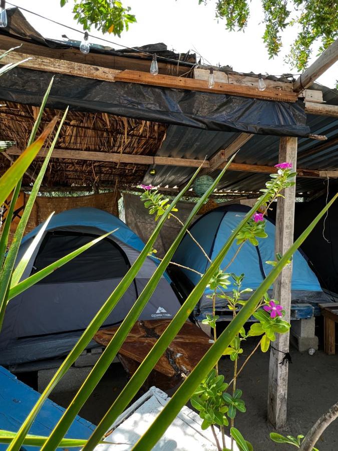 Casa De Los Santos Camping Y Eco Cabanas Isla Holbox Ngoại thất bức ảnh