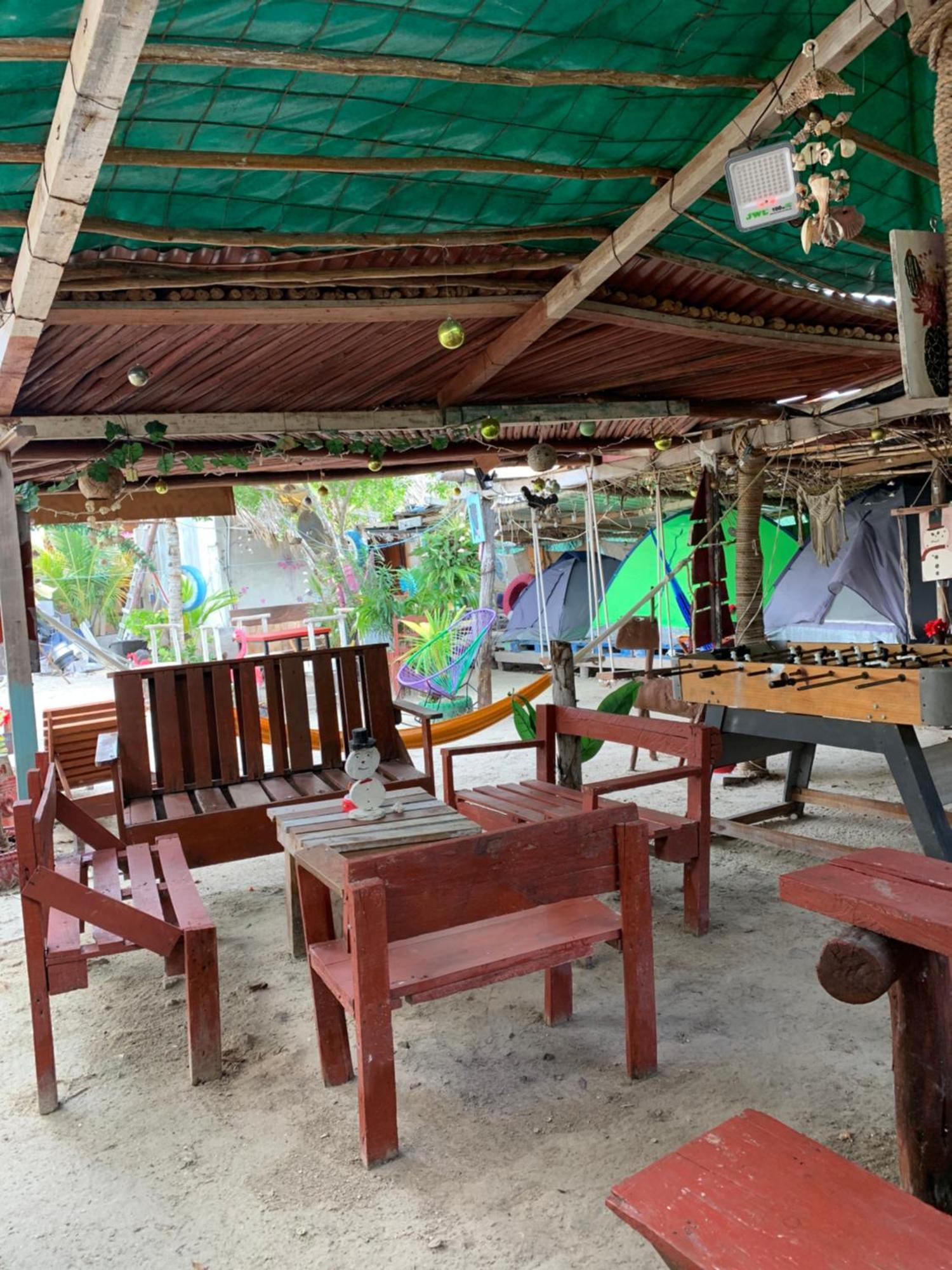 Casa De Los Santos Camping Y Eco Cabanas Isla Holbox Ngoại thất bức ảnh